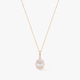 Wisiorek złoty z cyrkoniami