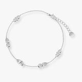 Bransoleta srebrna z cyrkoniami