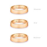 Obrączka złota BELLUNO damska