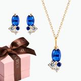 KOMPLET IMPRESJA GRANATOWY