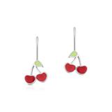 Kolczyki srebrne cherry