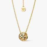 Naszyjnik srebrny z czarną cyrkonią i diamentem