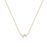 Naszyjnik srebrny pozłacany