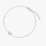 Bransoleta srebrna z cyrkoniami