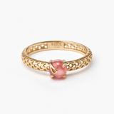 Pierścionek złoty KOI