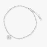 Bransoleta srebrna z cyrkoniami