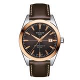Tissot Gentleman Powermatic 80 Silicium Solid 18k Gold Bezel