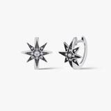 Kolczyki srebrne Royal Star