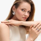 Pierścionek srebrny Kwiaty Nocy Limonki