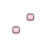 Kolczyki Pink Squares Princess Club