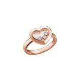 Pierścionek różowe złoto HAPPY HEARTS Chopard