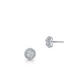 Kolczyki białe złoto z brylantami