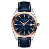 TISSOT Gentleman Powermatic 80 Silicium Solid 18K Gold Bezel