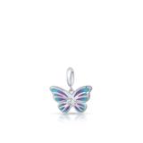 Zawieszka srebrna z emaliowanym motylem Lovely Beads
