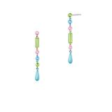 Kolczyki Color Drops Princess Club