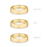 Obrączka złota ETERNIA