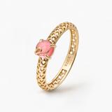 Pierścionek złoty KOI