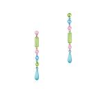 Kolczyki Color Drops Princess Club