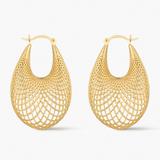 Kolczyki srebrne pozłacane