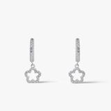 Kolczyki srebrne z cyrkoniami