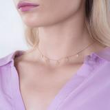 Choker złoty Etno