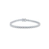 Bransoleta białe złoto z brylantami