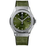 ZEGAREK HUBLOT CLASSIC FUSION TITANIUM GREEN