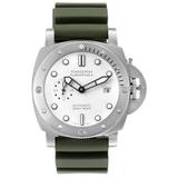 ZEGAREK PANERAI Submersible QuarantaQuattro Bianco