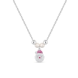 Naszyjnik srebrny z motywem mikołaja