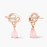 Kolczyki złote Balerina