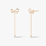 Kolczyki złote z cyrkoniami