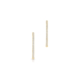 Kolczyki srebrne pozłacane z cyrkoniami