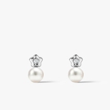 Kolczyki srebrne z perłami