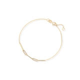 Bransoleta złota z cyrkoniami