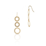 Kolczyki złote geometryczne