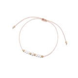 Bransoleta sznurkowa z perłami