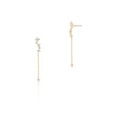 Kolczyki złote z cyrkoniami Ceremonials