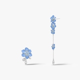 Kolczyki srebrne Kwiaty Nocy