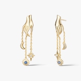 Kolczyki srebrne Alchemia