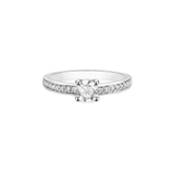 Pierścionek zaręczynowy złoty Szczęśliwy