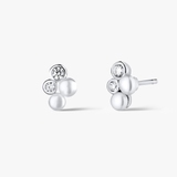 Kolczyki srebrne z perłami