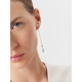 Kolczyki złote z niebieskim apatytem Saint Tropez