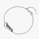 Bransoleta srebrna Preludium Paradise Birds