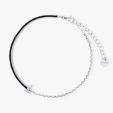 Bransoleta srebrna z cyrkonią