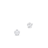 Kolczyki srebrne z motywem śnieżynki