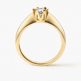 Pierścionek złoty zaręczynowy Jedyny