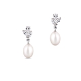 Kolczyki złote z perłą Ceremonials