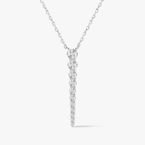 Naszyjnik srebrny z cyrkoniami