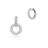 Kolczyki srebrne z cyrkoniami Emblems