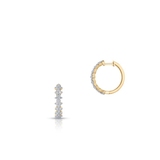 Kolczyki złote z brylantami